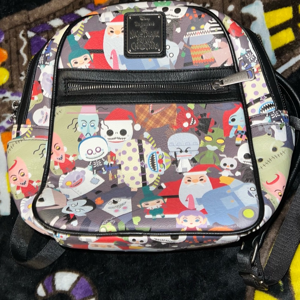 Loungefly Multicolor Character Backpack - image 1